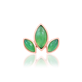 Rose Gold JUNIPURR JEWELRY VENIS - 14k Gold Threadless End