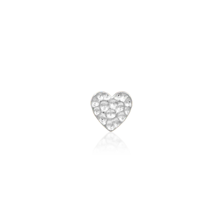 JUNIPURR JEWELRY 3MM HAMMERED HEART