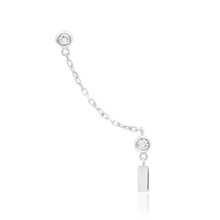 White Gold Junipurr Jewellery Jolene - Cardiff Piercing