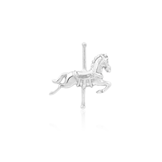 white gold horse piercing jewellery uk