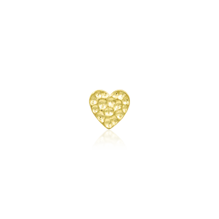 JUNIPURR JEWELRY 3MM HAMMERED HEART