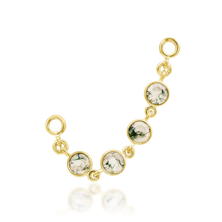 Yellow Gold JUNIPURR JEWELRY VANJA - 14k Gold Threadless End