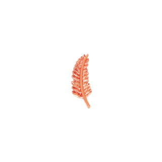 junipurr 14k Rose Gold Feather Quill decorative end JJ1379R RG