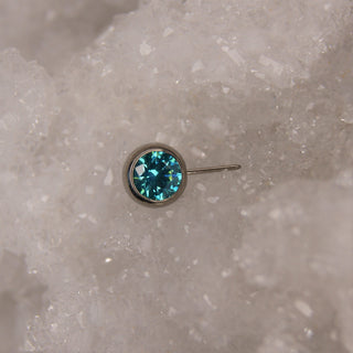 neometal mint green nipple attachment swarovski gem body jewellery