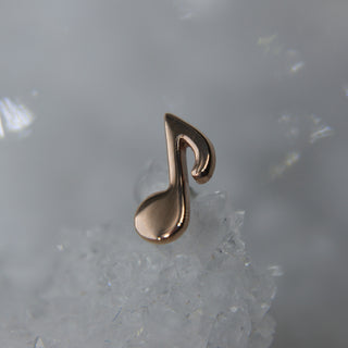 bvla rose gold music note cardiff uk