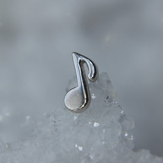 bvla white gold music note cardiff uk
