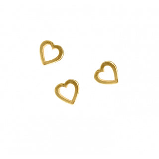 bvla gold open heart threadless end