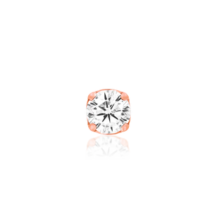 Junipurr Jewelry Prong-Set CZ - 14k Gold Threadless End