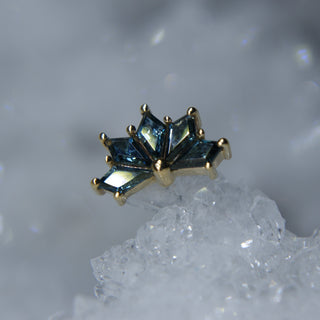 bvla spirit threaded piercing london blue topaz  cardiff uk