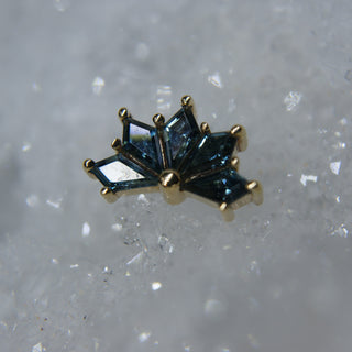 bvla spirit threaded piercing london blue topaz  cardiff uk