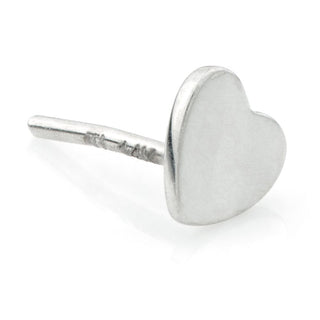tish lyon - 14k white gold heart threadless attachment