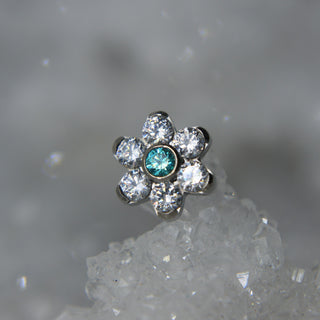 anatometal mint titanium flower