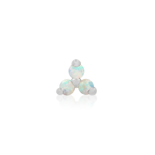 Junipurr Jewelry Trinity Opal - 14k Gold Threadless End