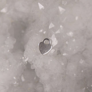 3.5mm sterling silver heart charm