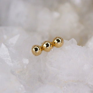 junipurr jewellery beads of 3 simple minimalist jewellery beaded threadless push fit piercings cardiff