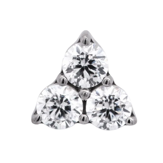 Junipurr Titanium Trinity – Implant Grade Threadless Jewellery