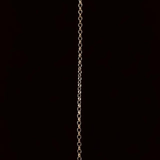 permanent jewellery Sterling Silver 2.5mm Oval Belcher Chain