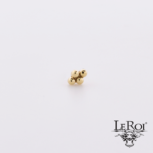Leroi 14K 4 Bead Cluster Cardiff piercing jewellery uk