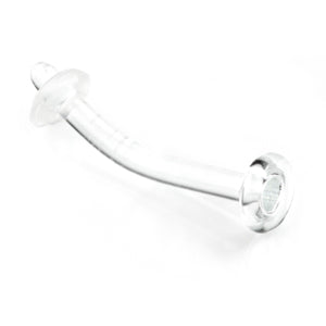 Curved Glass Piercing Keeper Retainer School