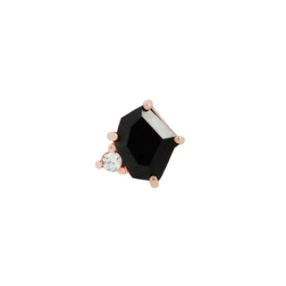 Punk glam meets midnight chic in this charming design of Black Spinel + CZ Rose Gold.jpg