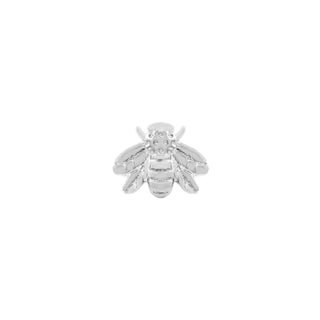 junipurr 14k white Gold Bee decorative end JJ1419-WG