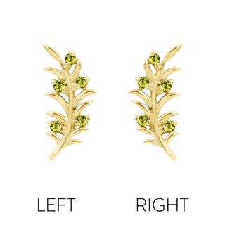 olive branch yellow gold left and right