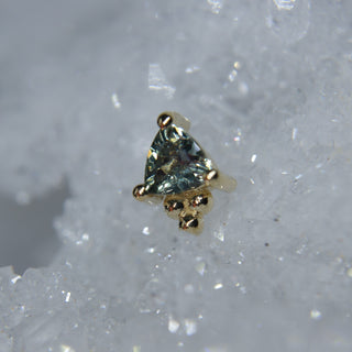 bvla timka with grey sapphire gem gold piercing cardiff uk